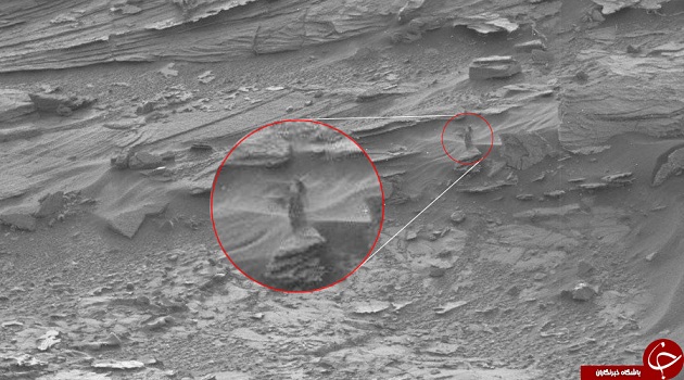 تصویر تیره یک زن در مریخ 
