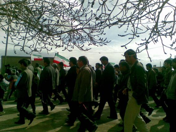 مردم شهید پرور روستای کوریجان هم  آمده بودند 