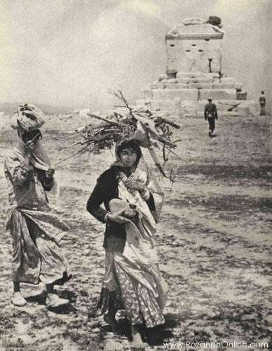 قدیمی ترین عکس از مقبره کوروش 