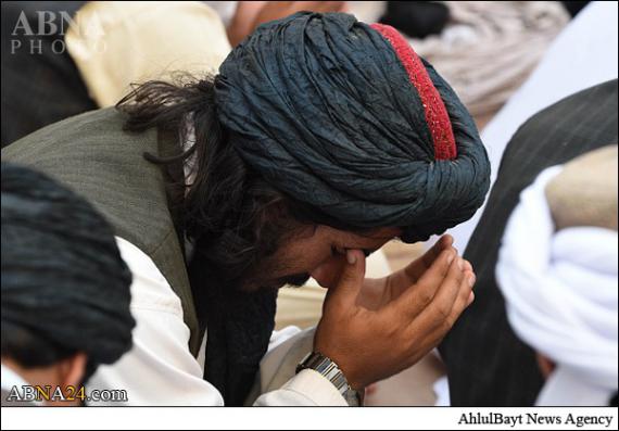 مراسم گرامیداشت مرگ رهبر طالبان در کویته + تصاویر