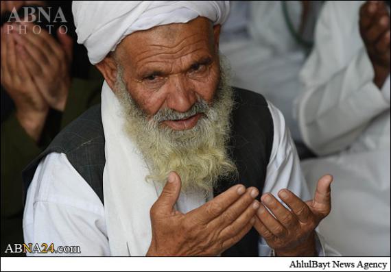 مراسم گرامیداشت مرگ رهبر طالبان در کویته + تصاویر