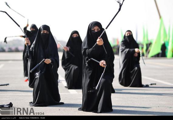 عکس زنان رزمی کار سپاه