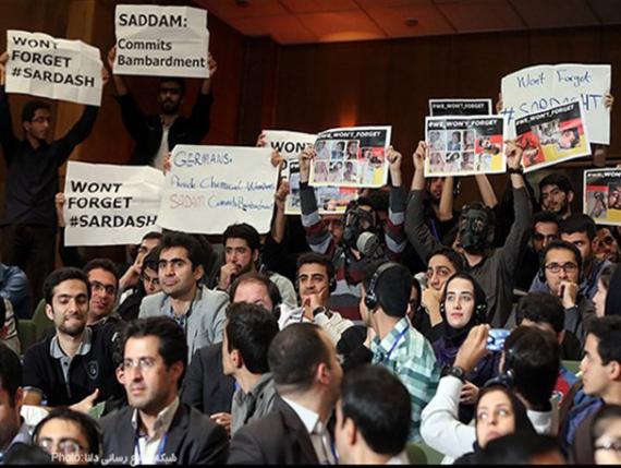 اعتراض دانشجویان به سخنرانی اشتاین‌مایر