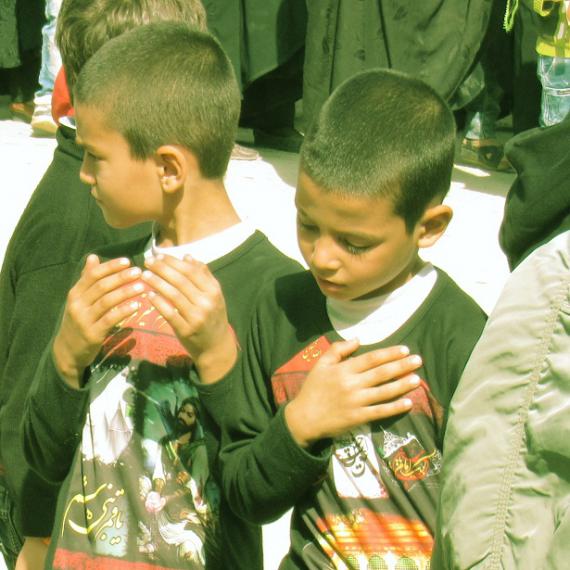 دسته عزاداری مردم کبودراهنگ در روز تاسوعای حسینی