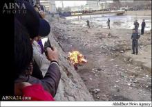 افغان‌های خشمگین زنی را به آتش کشیدند +عکس