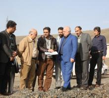 بازدید معاون وزیر نیرو از زیرساخت های مسکن مهر ملایر